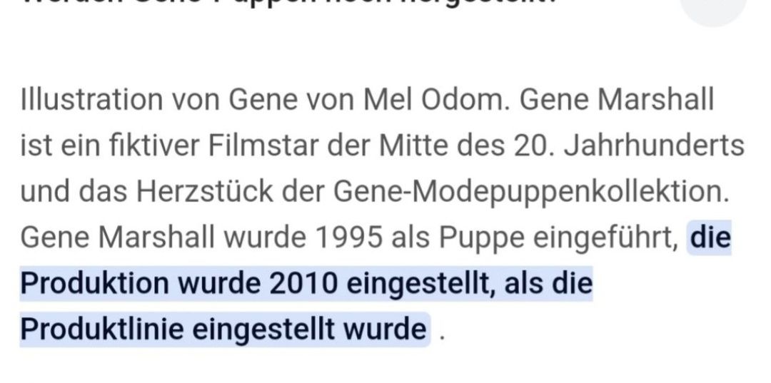 Poupées: PUPPE GENE DESTINY – Neuf (Voir description) à Gretzenbach par schibaya 7