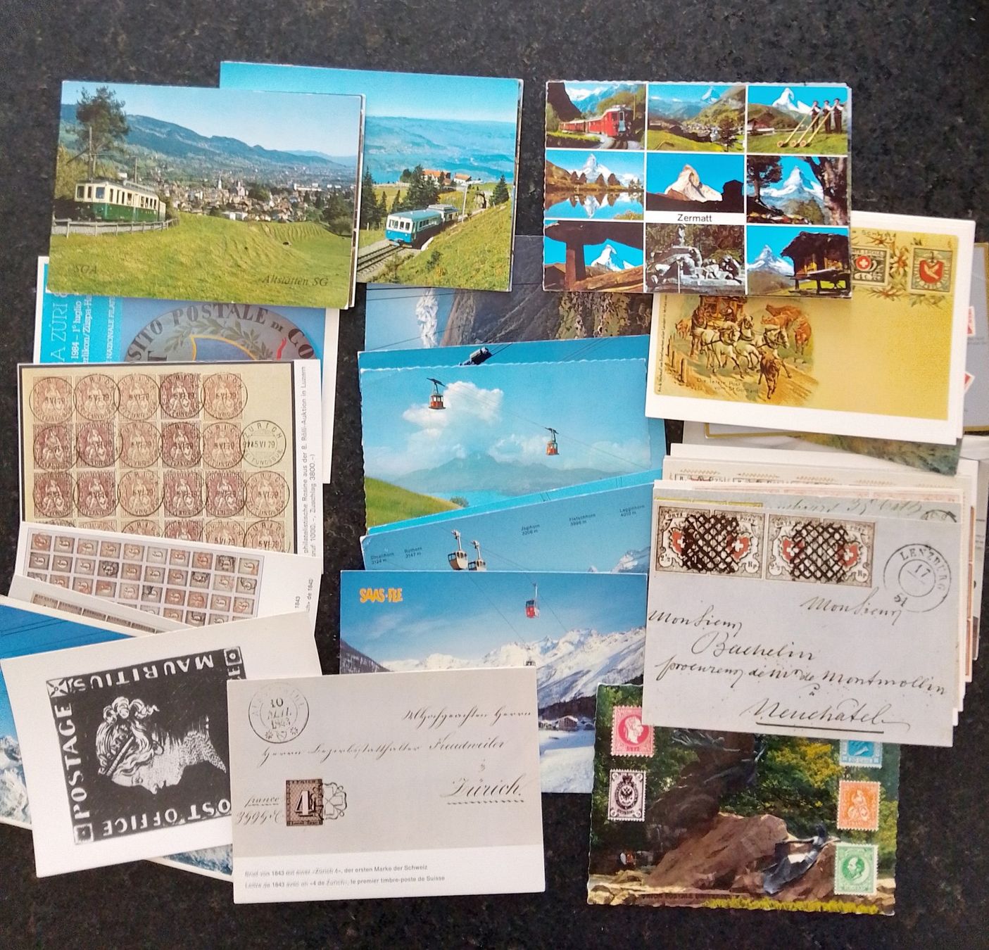Cartoline postali: Ansichtskarten Postkarten Schweiz ca. 334 Stk. 1,44 kg. – Usato da Wohlen AG venduto da salamanderspielwaren 5