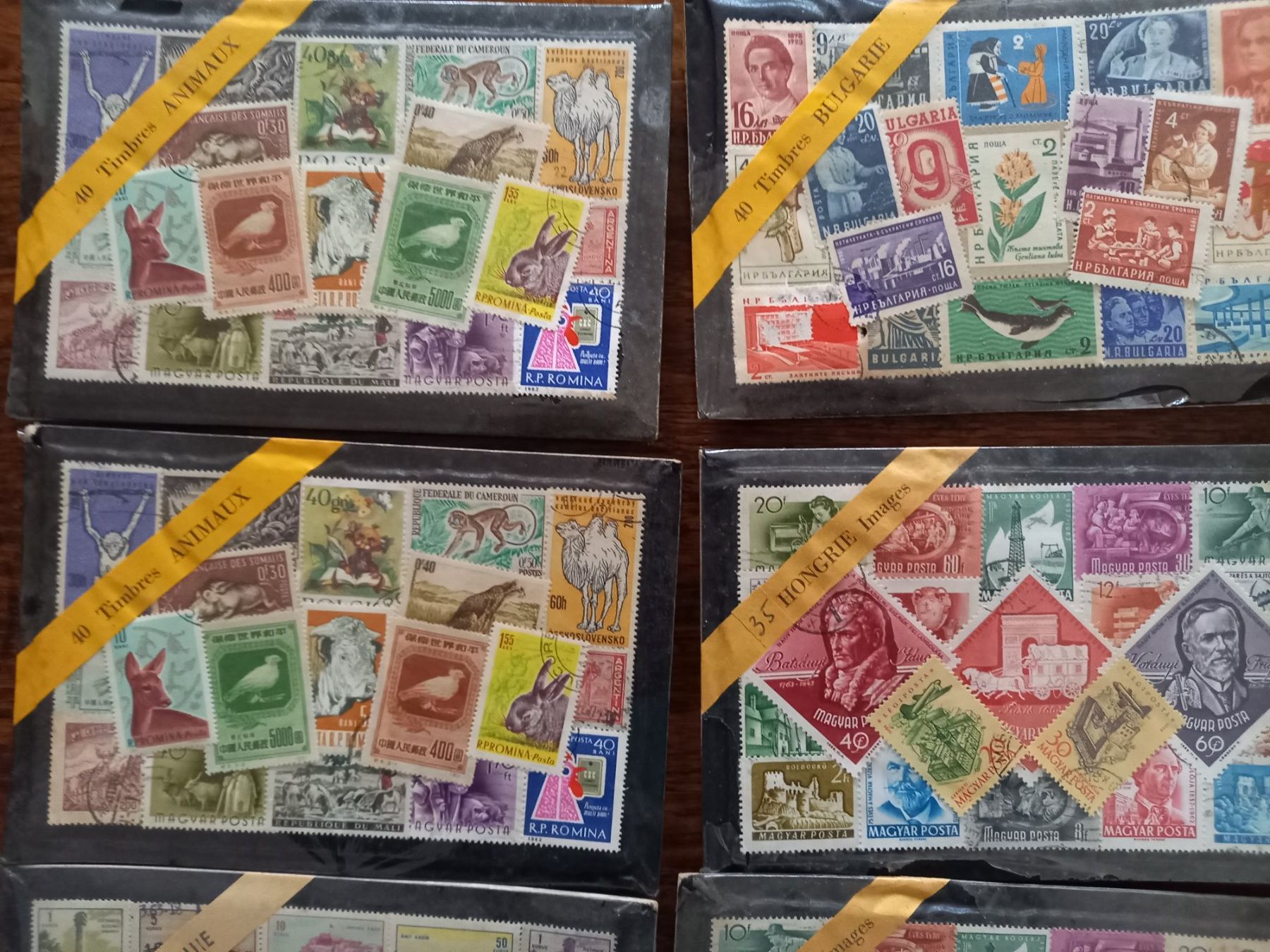 Tutti i francobolli: 9 pochettes de timbres divers oblitérés – Usato da Lausanne venduto da leneko 4