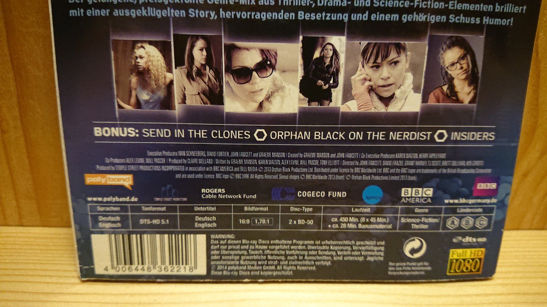 Tutti i DVDs: ORPHAN BLACK Staffel 1 auf Blu-Ray – Usato da Wilderswil venduto da Exebub 3