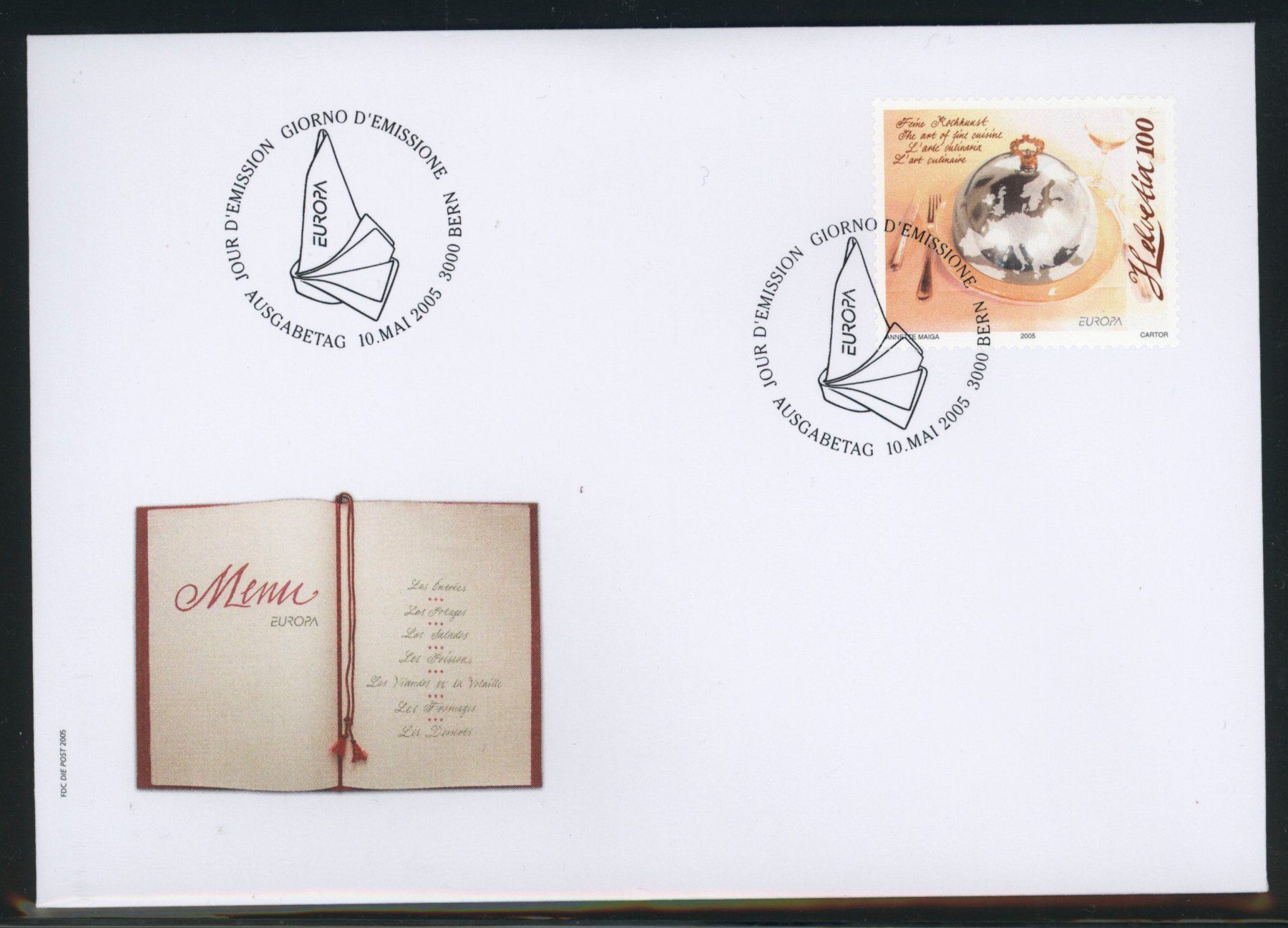 Tutti i francobolli: 2005, FDC, Europa – Usato da Willisau venduto da Vollstempel