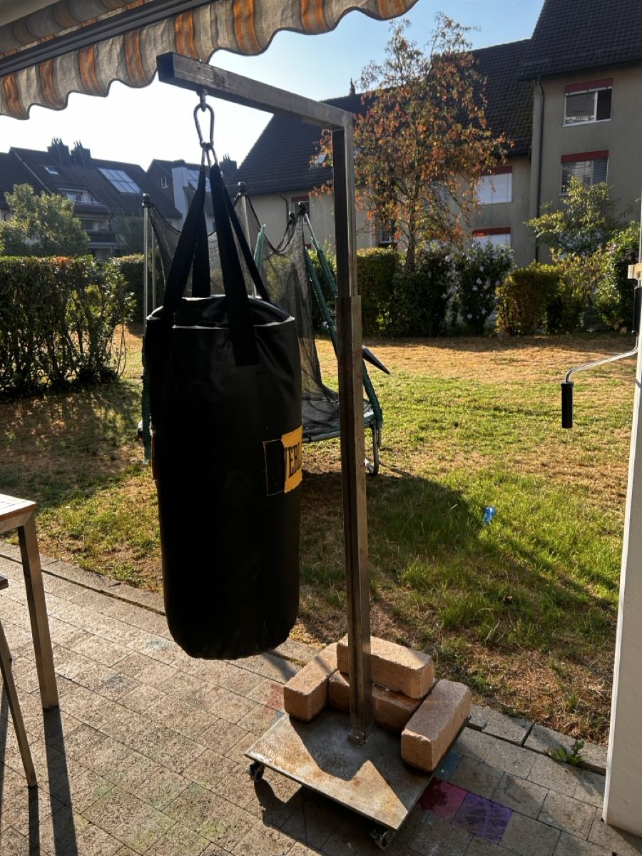 Everlast Sacchi da boxe: Boxsack mit Ständer, ideal für Garten  – Usato da Bremgarten AG venduto da Junior31