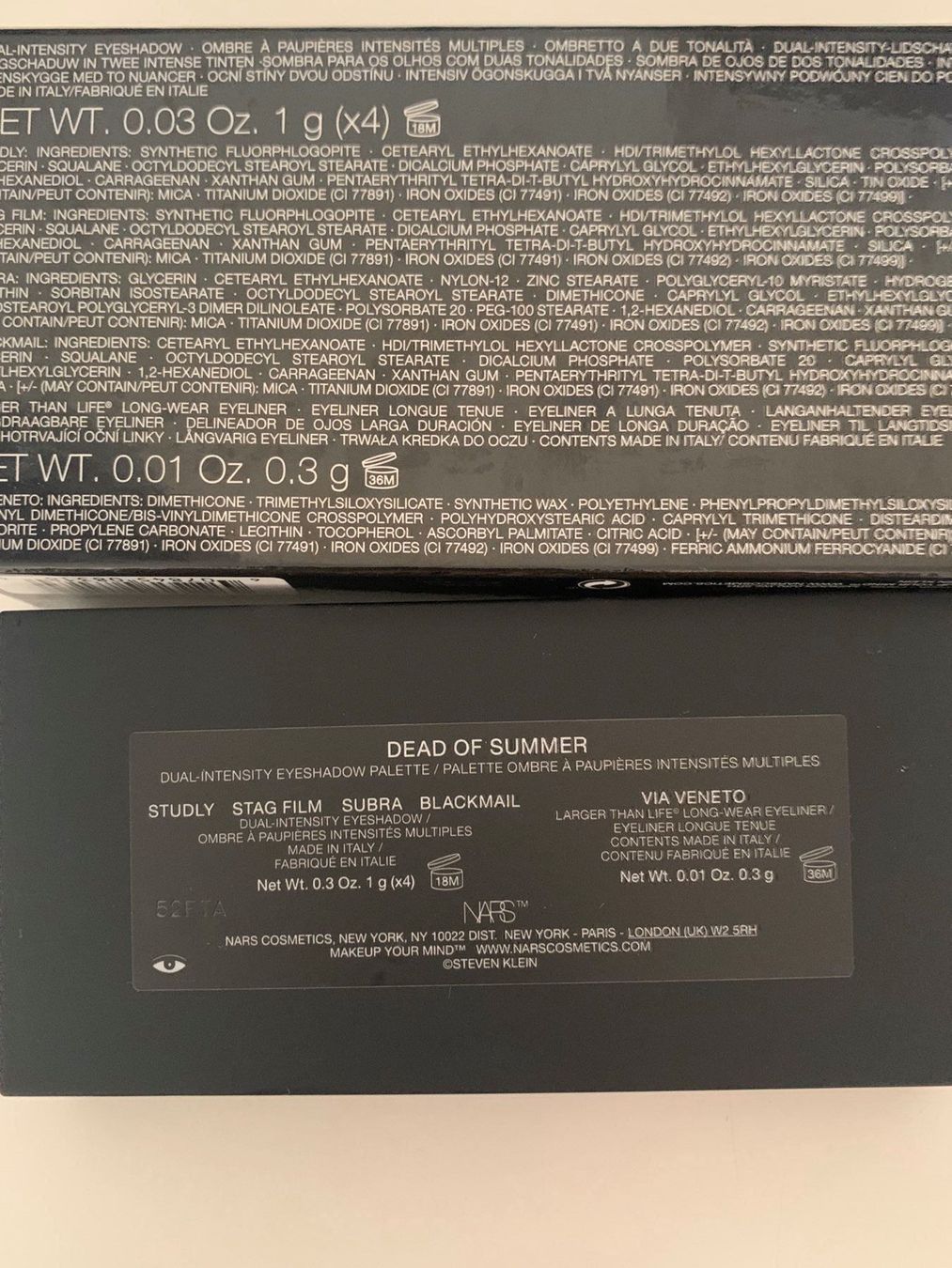 Nars Make-up: NARS limitierte Eye Palette, neu und ungebraucht – Nuovo e nell'imballaggio originale da Zürich venduto da deruja 6