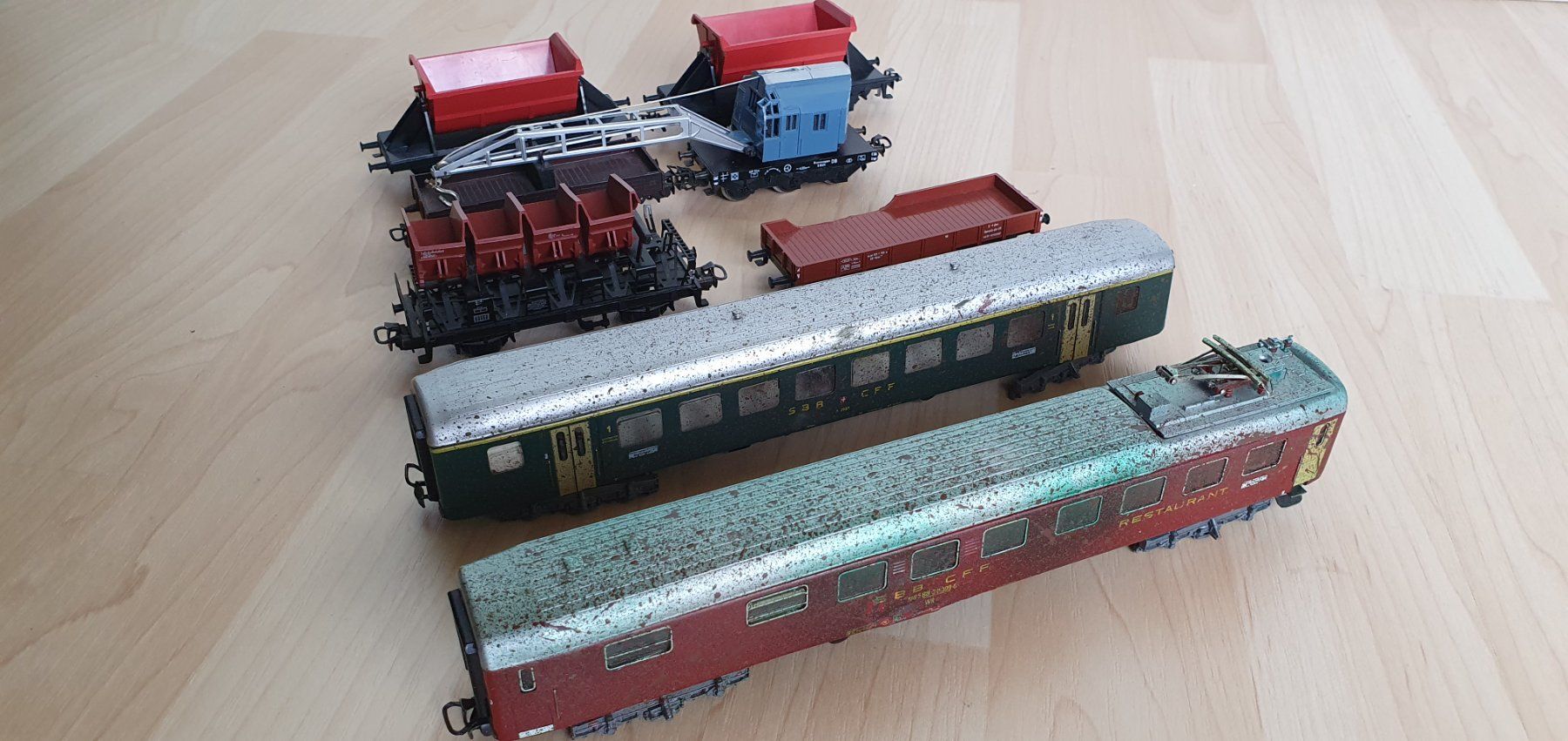 Märklin Modellini di ferrovie: Konvolut Märklin Wagen – Difettoso da Ernetschwil venduto da Cob1998 5