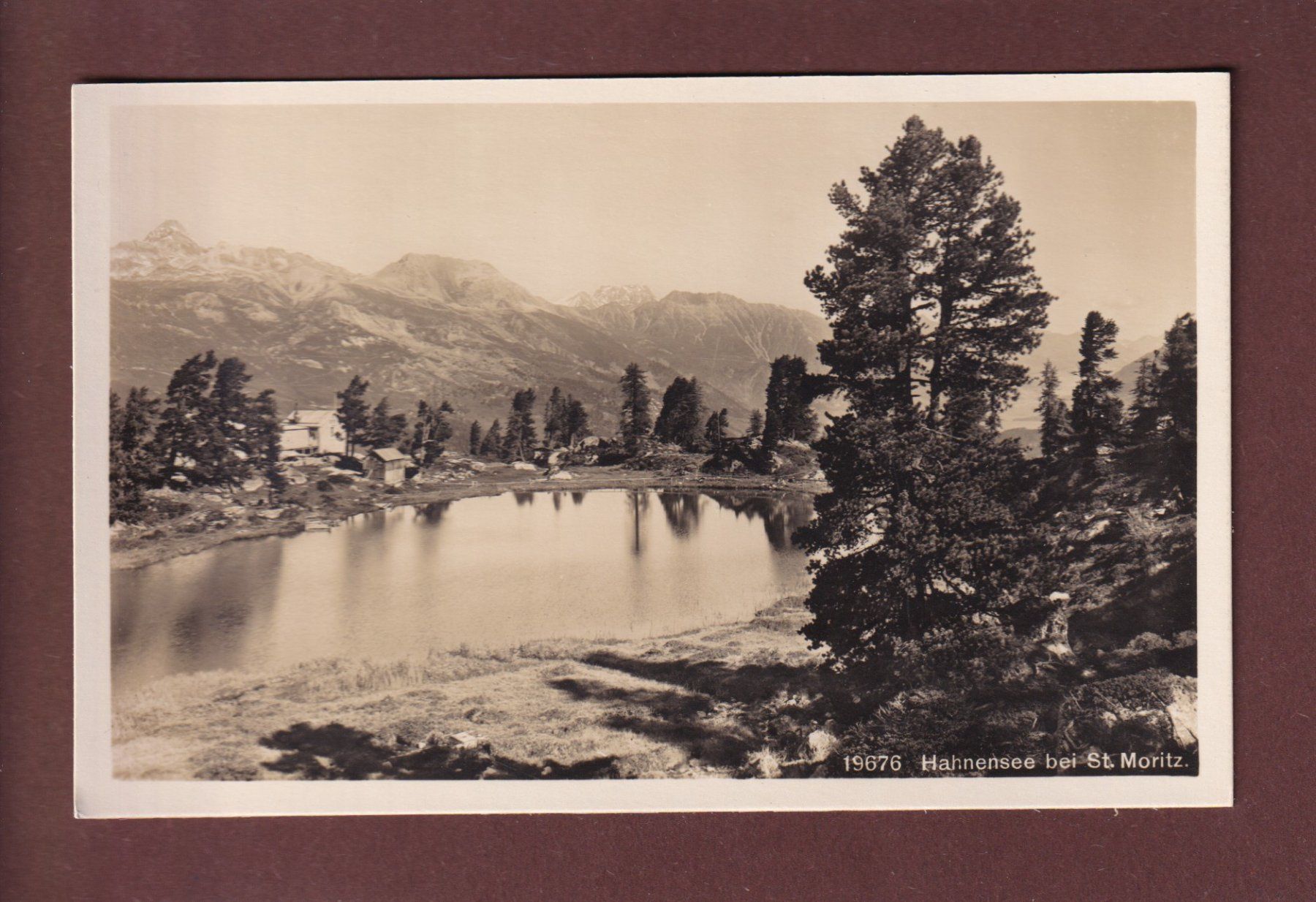 Cartoline postali: HAHNENSEE bei St. Moritz – Usato da Pully venduto da nicecards