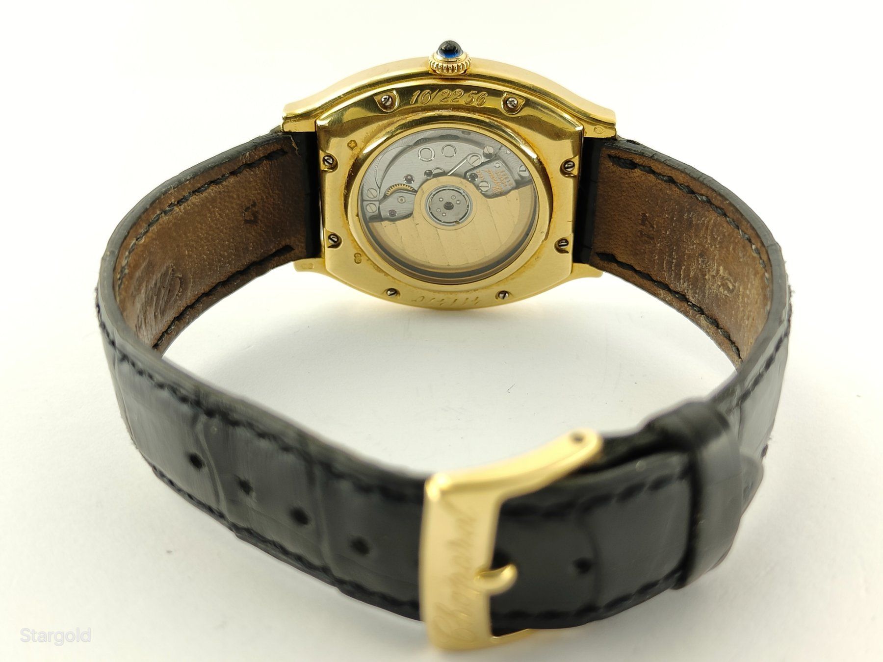 Chopard Uhren: Chopard Power Reserve Tonneau - 18K Gold – Gebraucht aus Zürich von Stargold-Uhren 7