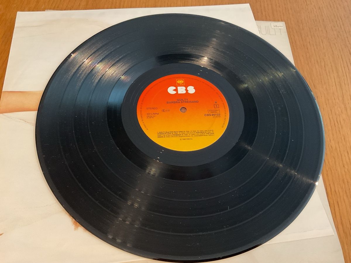 Dischi in vinile: Barbra Streisand Guilty LP CBS 89112 – Usato da Steinach venduto da Quarkie 3