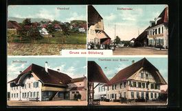 Bützberg, Gasthaus zum Kreuz, Schulhaus