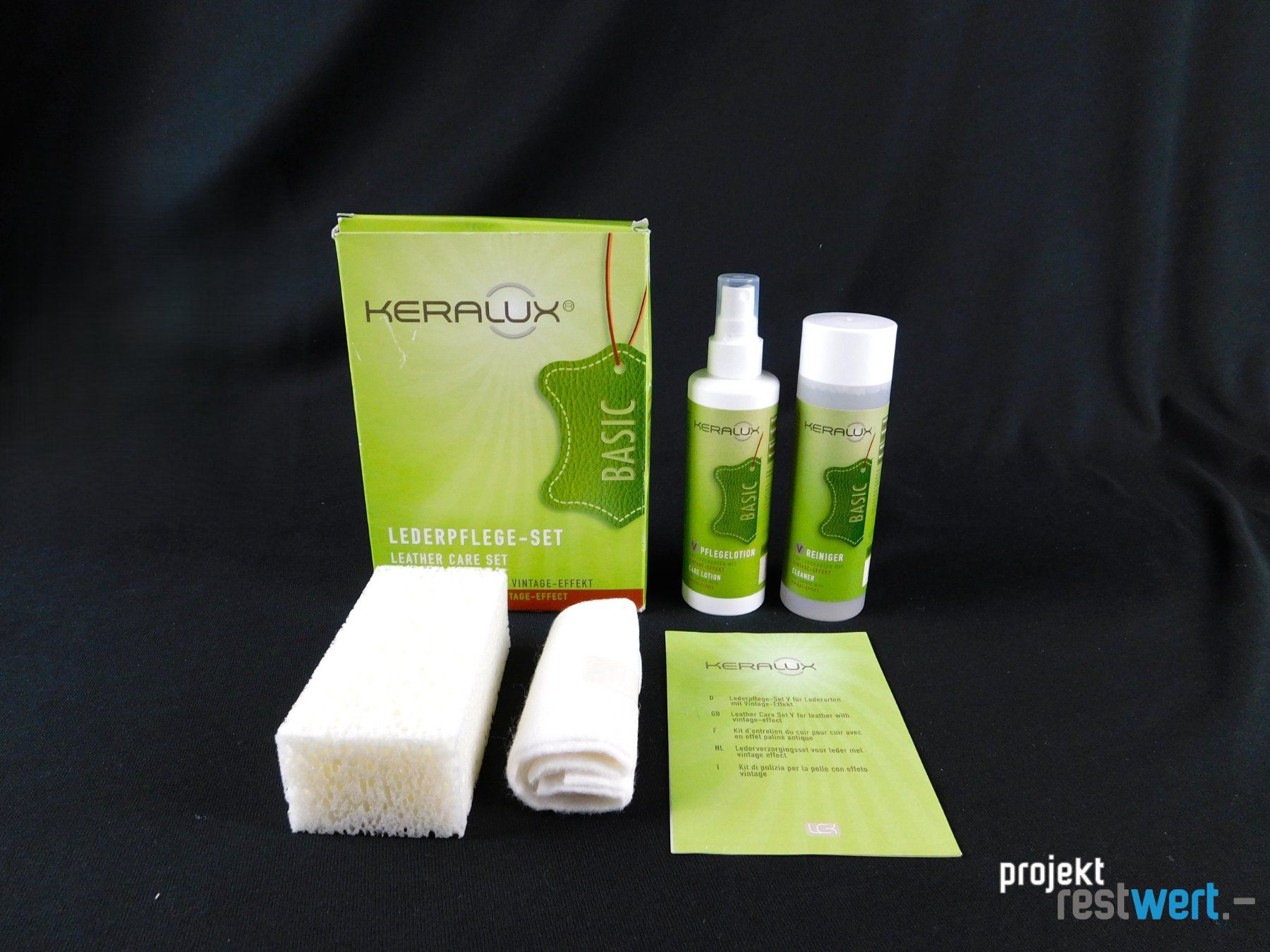 Prodotti per la cura: Lederpflege-Set von KERALUX – Nuovo (secondo la descrizione) da Bülach venduto da restwert_buelach