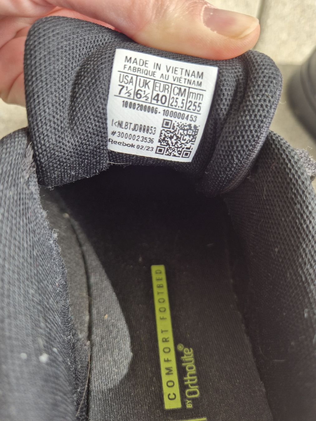 Reebok Scarpe da donna: Reebok Sneakers schwarz Gr. 40 – Usato da Staufen venduto da Marhu9 4