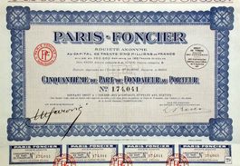 Paris-Foncier SA, Paris - 1927