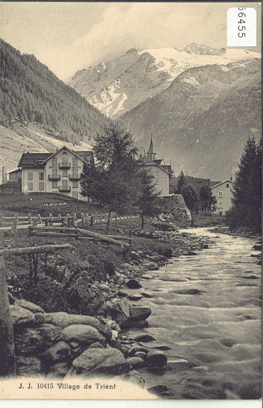 Cartes postales: Village de Trient - Hotel Alpes – D'occasion à Ettingen par Kartenplanet