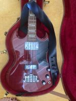 E-Bass Gibson SG Cherry Rot inkl. Koffer guter Zustand
