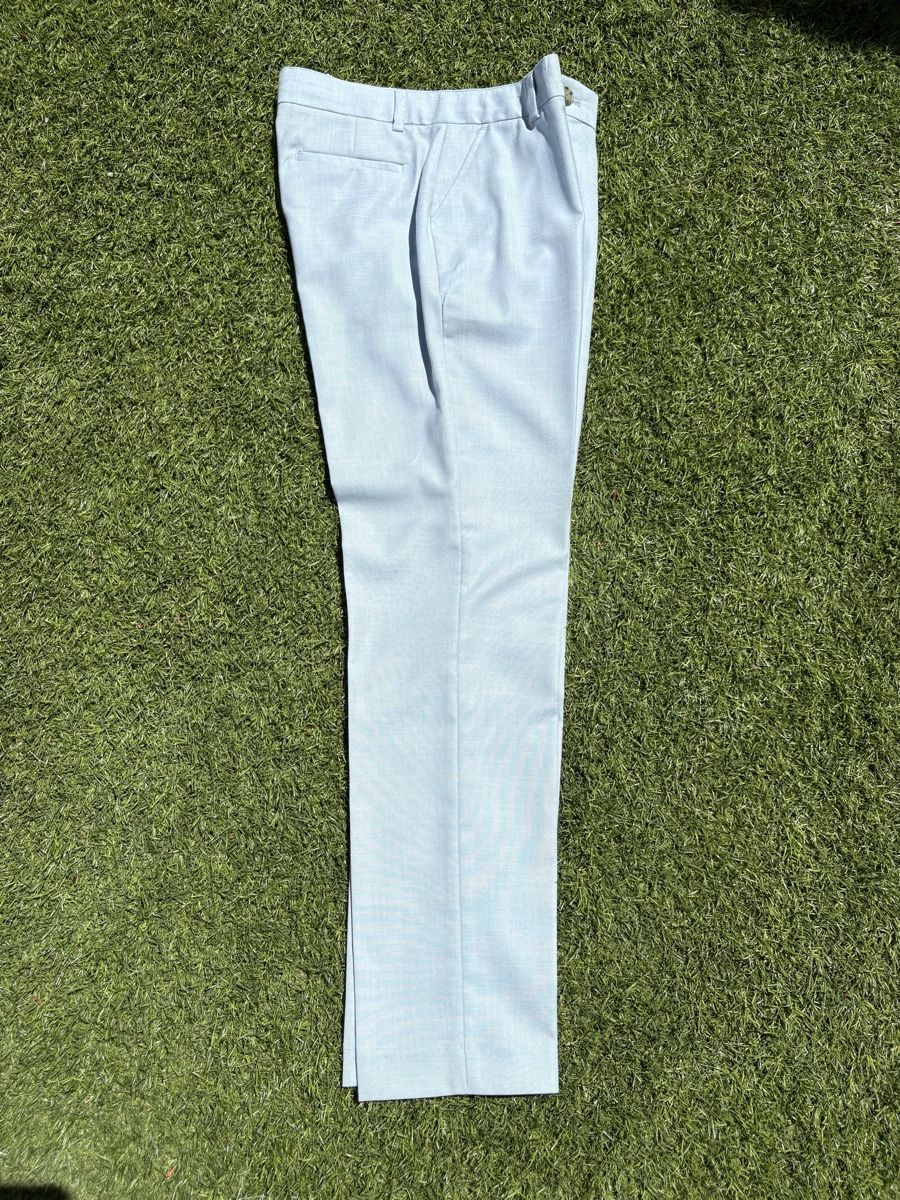 Pantaloni: Hellblaue neuwertige edle Leinenhose Gr. 158 – Nuovo (secondo la descrizione) da Schindellegi venduto da hippopotta 1