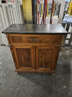 Antiker Schrank Nussbaum Marmorplatte