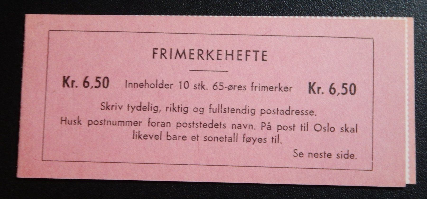 Tutti i francobolli: Norwegen Markenheft 1968 Kat. 35 Euro – Usato da Zürich venduto da Muehlekauf