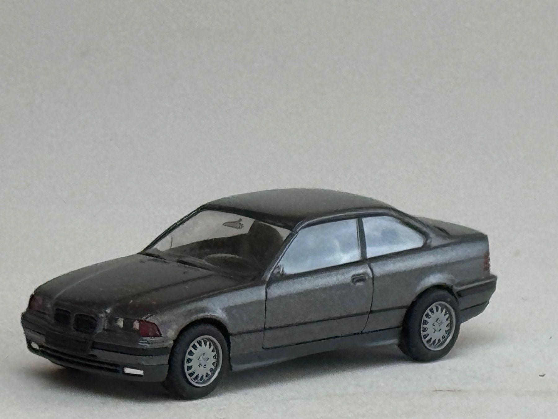 Herpa Modellini d'auto: VE1- Herpa BMW 325 i graumetallic – Usato da Elm venduto da Wikmtz