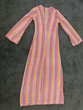 Strandkleid lang Missoni-Style, Ibiza Gr. L