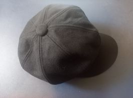 Schwarze Retro Barettmütze - Casquette béret noir