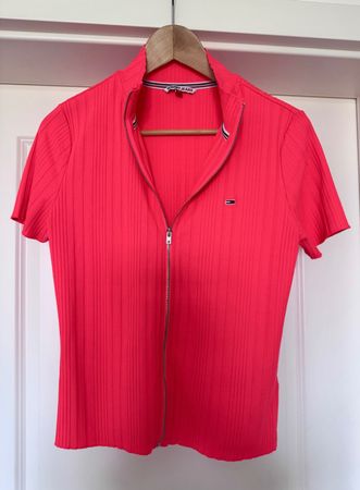 Joli top rose fluo Tommy Jeans neuf