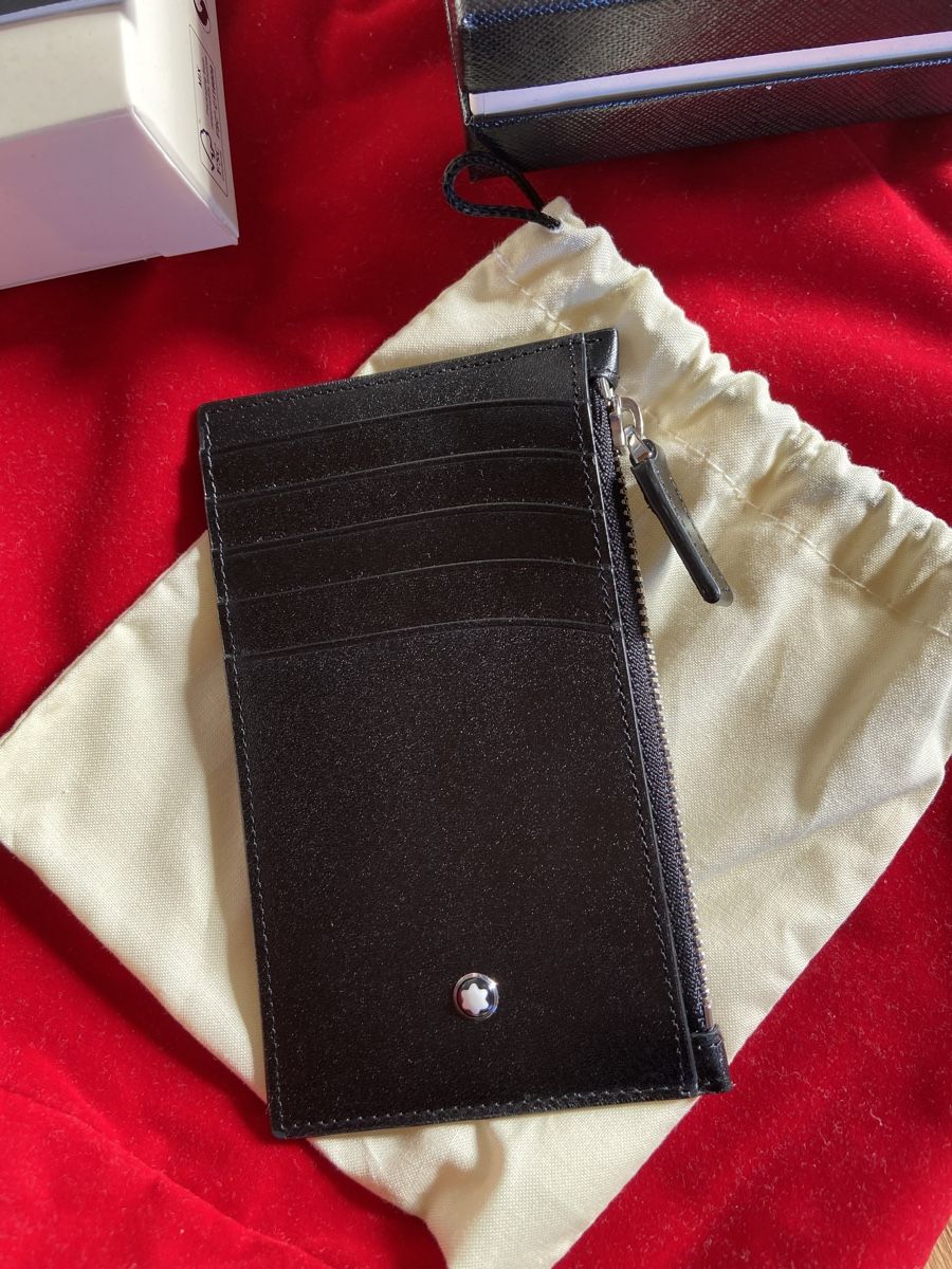 Montblanc Portafogli: Nuovo Montblanc Pocket 5cc with zip black – Nuovo e nell'imballaggio originale da Davesco-Soragno venduto da dvf_7h6d 1