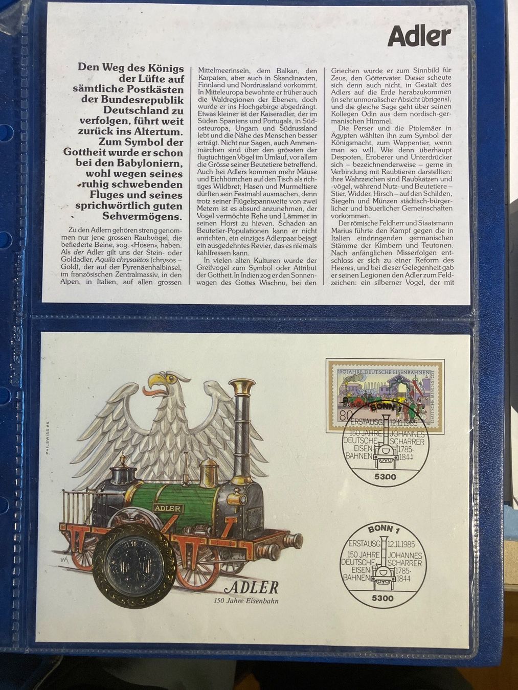Tutti i francobolli: 150 jahre Deutsche Eisenbahnen – Usato da Cunter venduto da Bicasi58
