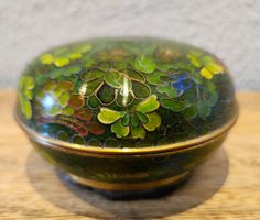 Cloisonne Schatulle Schmuckdose Email Dose Asia China antik?