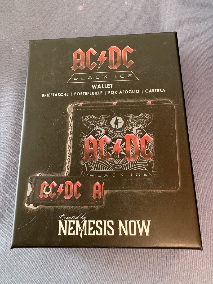 Portafogli: AD/DC brieftasche black ice – Nuovo e nell'imballaggio originale da Herzogenbuchsee venduto da warrior77