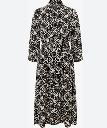 MORE & MORE Hemdblusenkleid Grafik Grösse 40 neuwertig