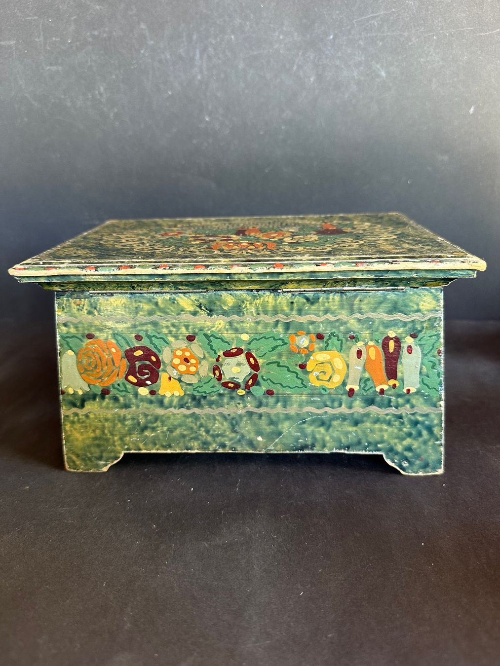 Dosen: Bündner Gewrbe-Kunst Box – Gebraucht aus Saas im Prättigau von norman02
