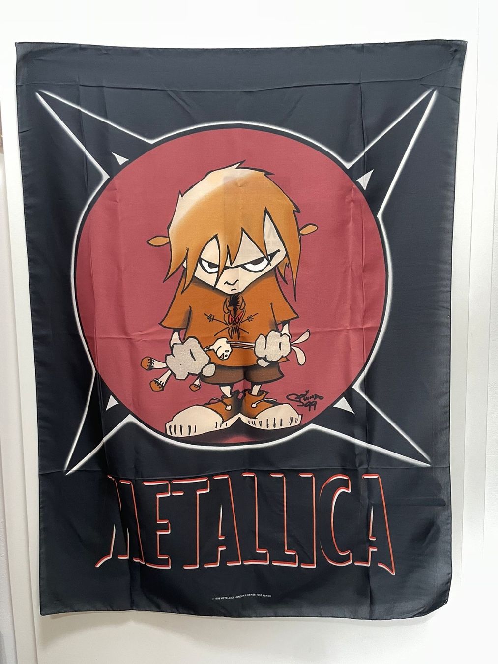 Foto & Immagini: Metallica Evil Kid Wandbanner/Flagge – Usato da Schafhausen i.E. venduto da prodigy21