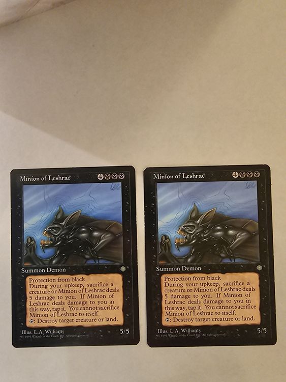 Magic the Gathering: 2x Minion of Leshrac – Selten! (Gebraucht) in ...