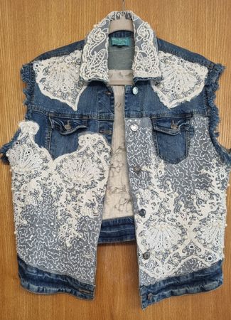 Antica Sartoria! Traumhafte Jeansweste, wie neu, Gr. 5 (S)