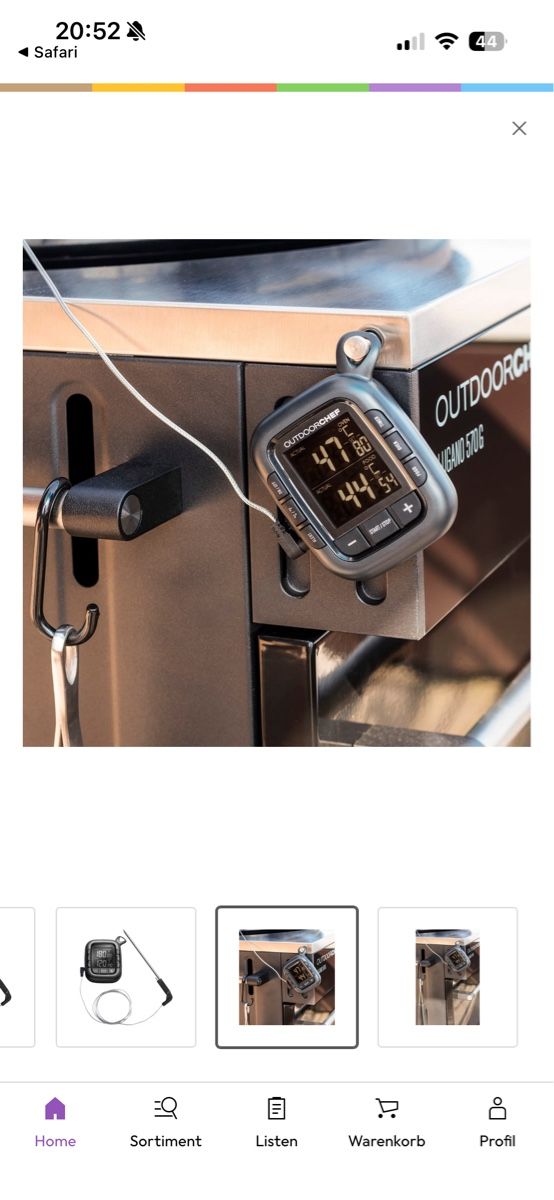 Outdoorchef Altro per la casa: Outdoorchef Gourmet Check Grillthermometer / Fleischthermome – Nuovo e nell'imballaggio originale da Horgen venduto da d.k77 3