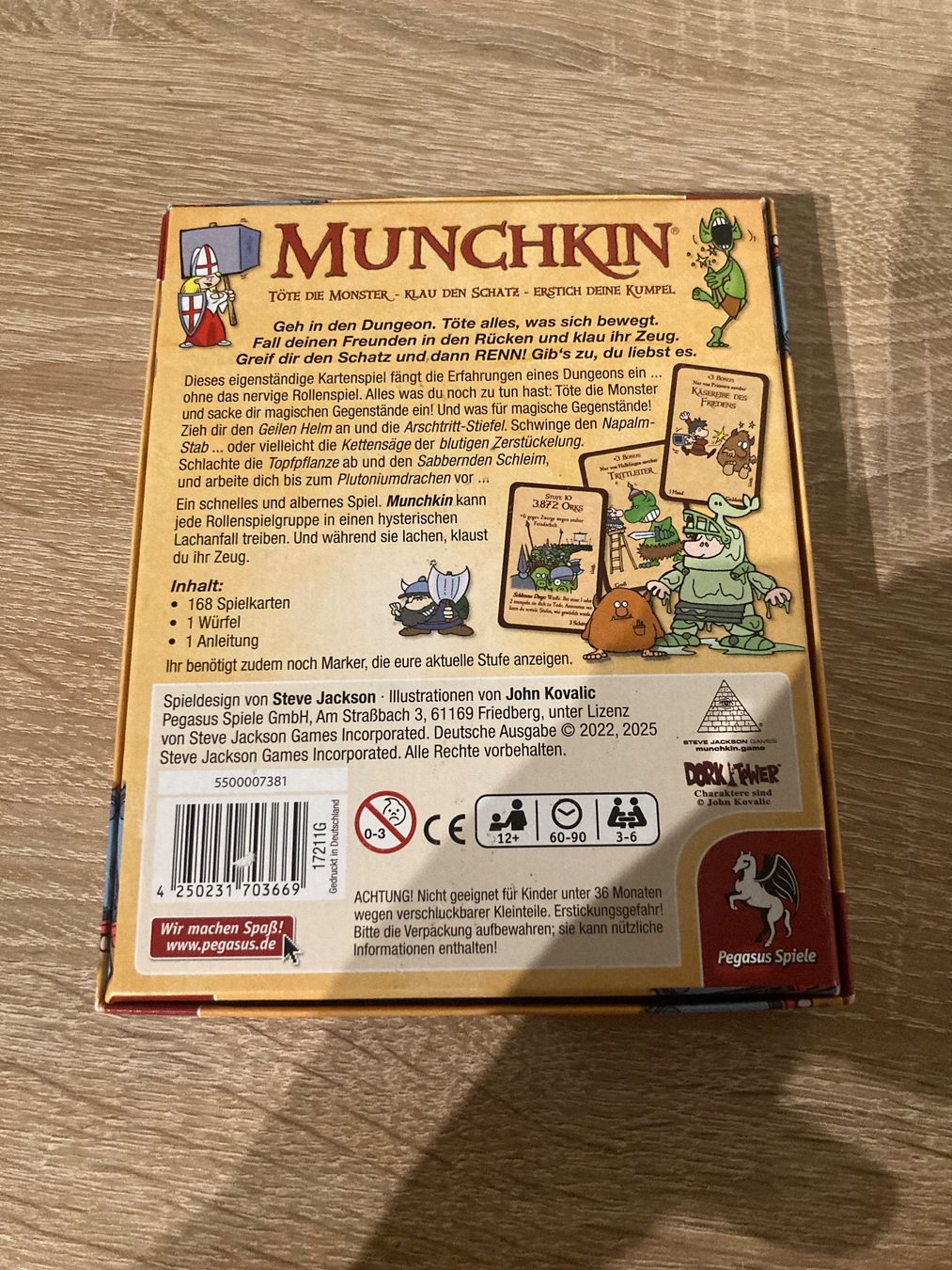 Pegasus Spiele Giochi: Gebrauchtes Munchkin Spiel – Usato da Basel venduto da loona21 1