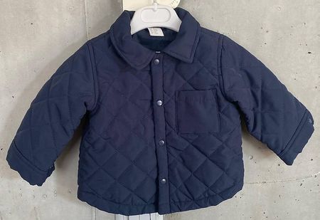 H&M Steppjacke, Dunkelblau, Grösse 68