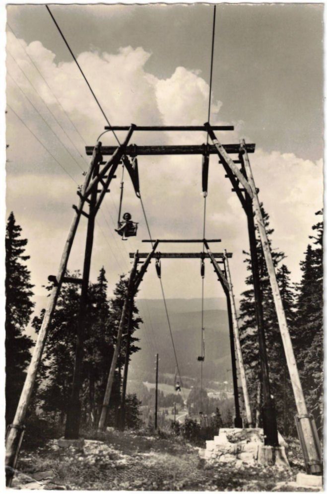 Ansichtskarten: St. Cergue - Télèsiège / Sessellift Barillette – Gebraucht aus Binningen von Mountainrider