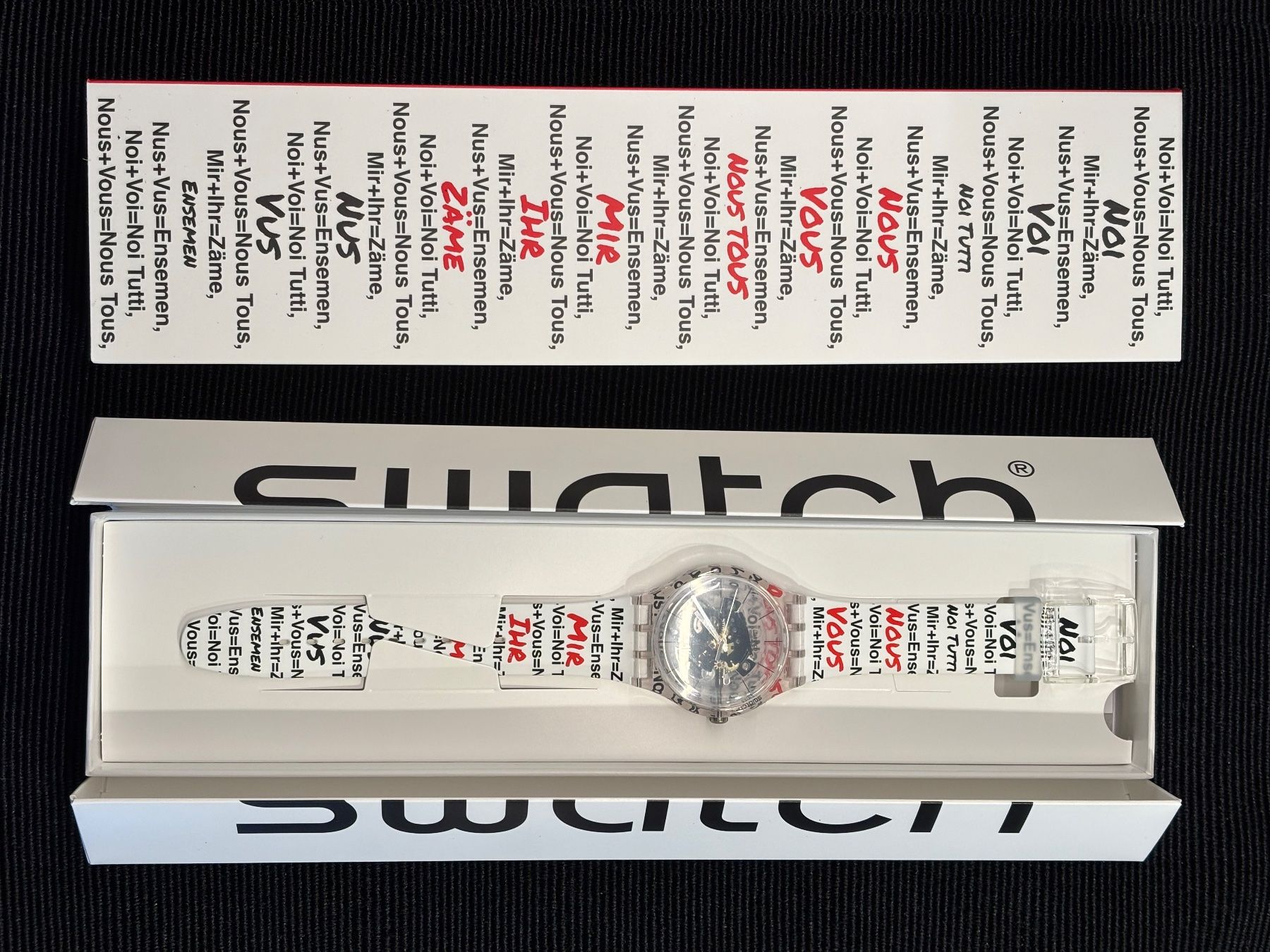 Swatch Orologi: Swatch aktionärsuhr 2026 – Nuovo e nell'imballaggio originale da Zürich venduto da Falicht