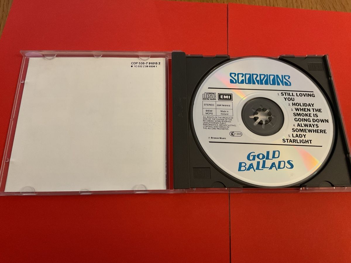 CD: Scorpions - Gold Ballads - CD - Kult! – Usato da Steinach venduto da Quarkie 1