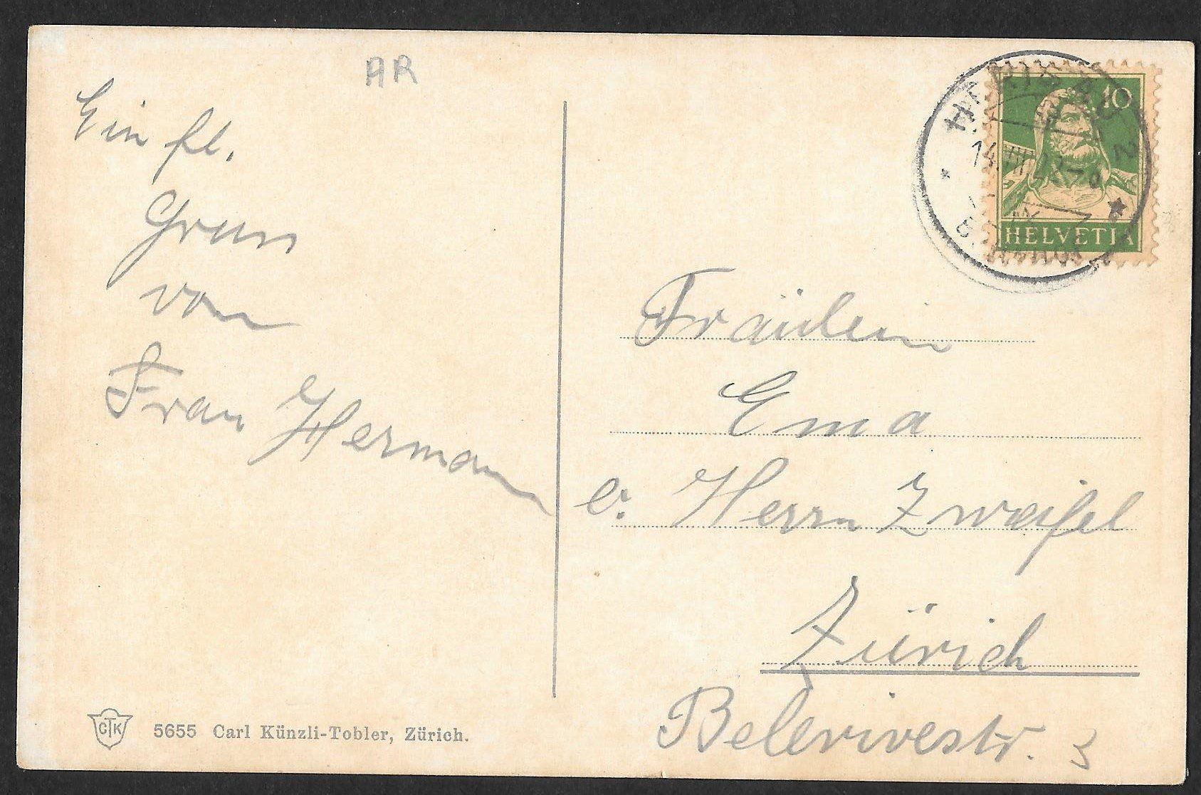 Cartoline postali: Herisau Wilen Teilansicht – Usato da Olten venduto da clotaldi 1