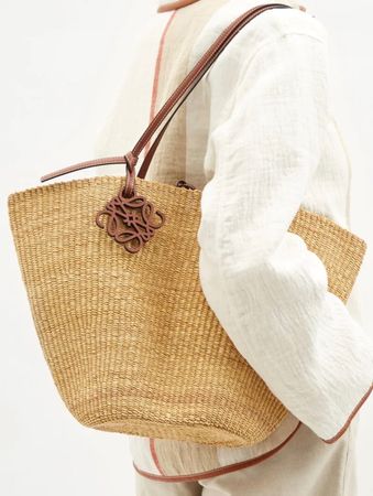 100% ORIGINAL LOEWE SHELL BASKET BAG LARGE MIT RG