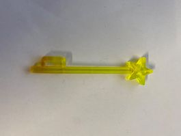 Baguette magique en plastique jaune, occasion, 1 pièce
