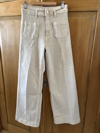 Zara Hose Offwhite