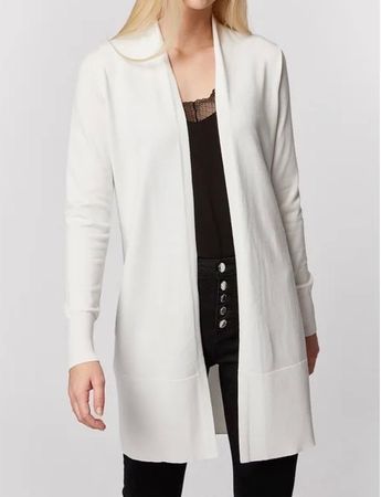 MORGAN Strickjacke Weiß  G.36