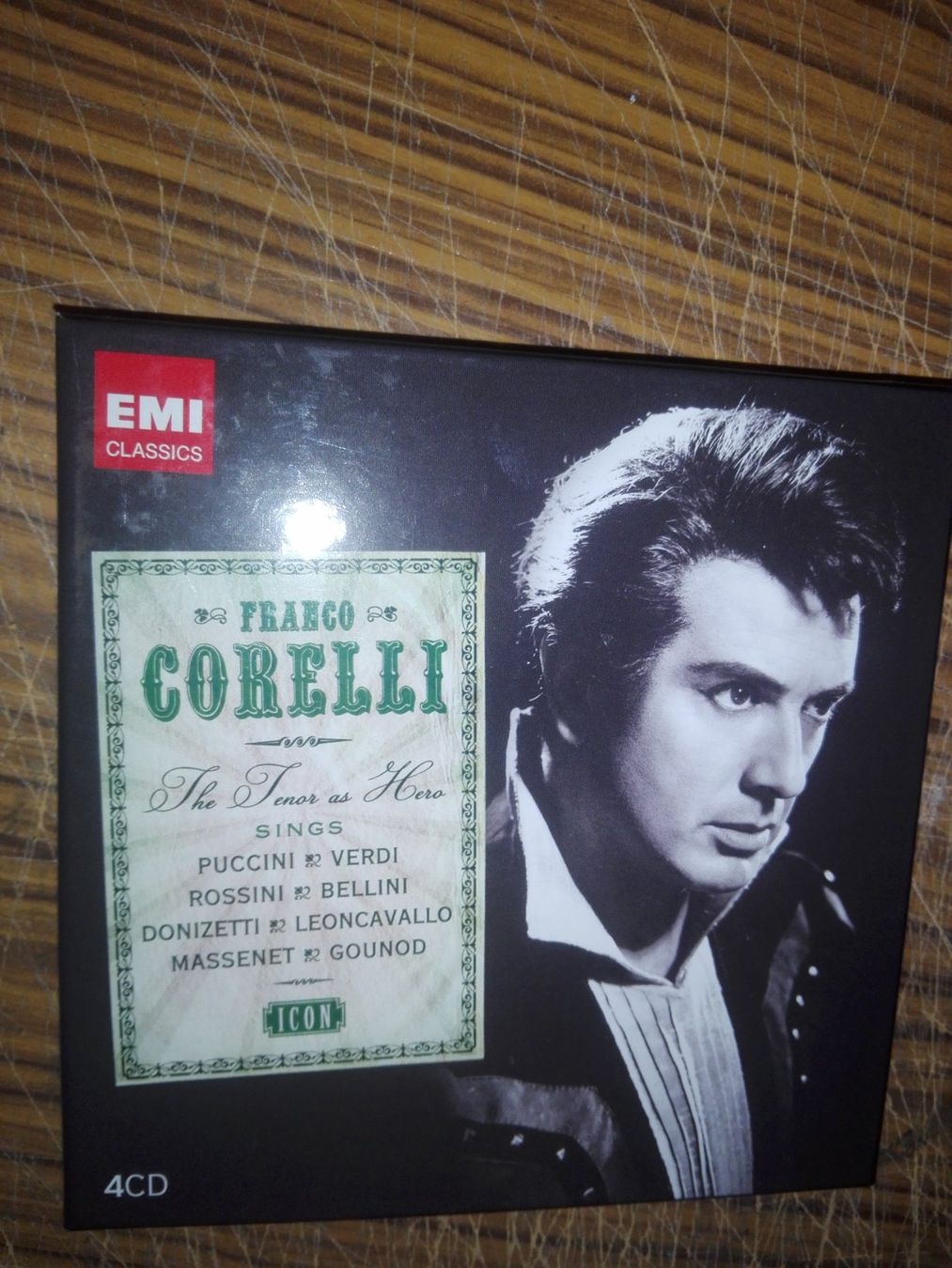 CD: Franco Corelli - The Tenor as Hero   (4-CD Box) – Usato da St. Gallen venduto da elk2020