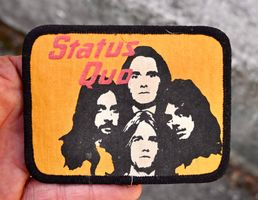 VINTAGE Status Quo FRANTIC FOUR Bade KUTTEN -  AUFNÄHER