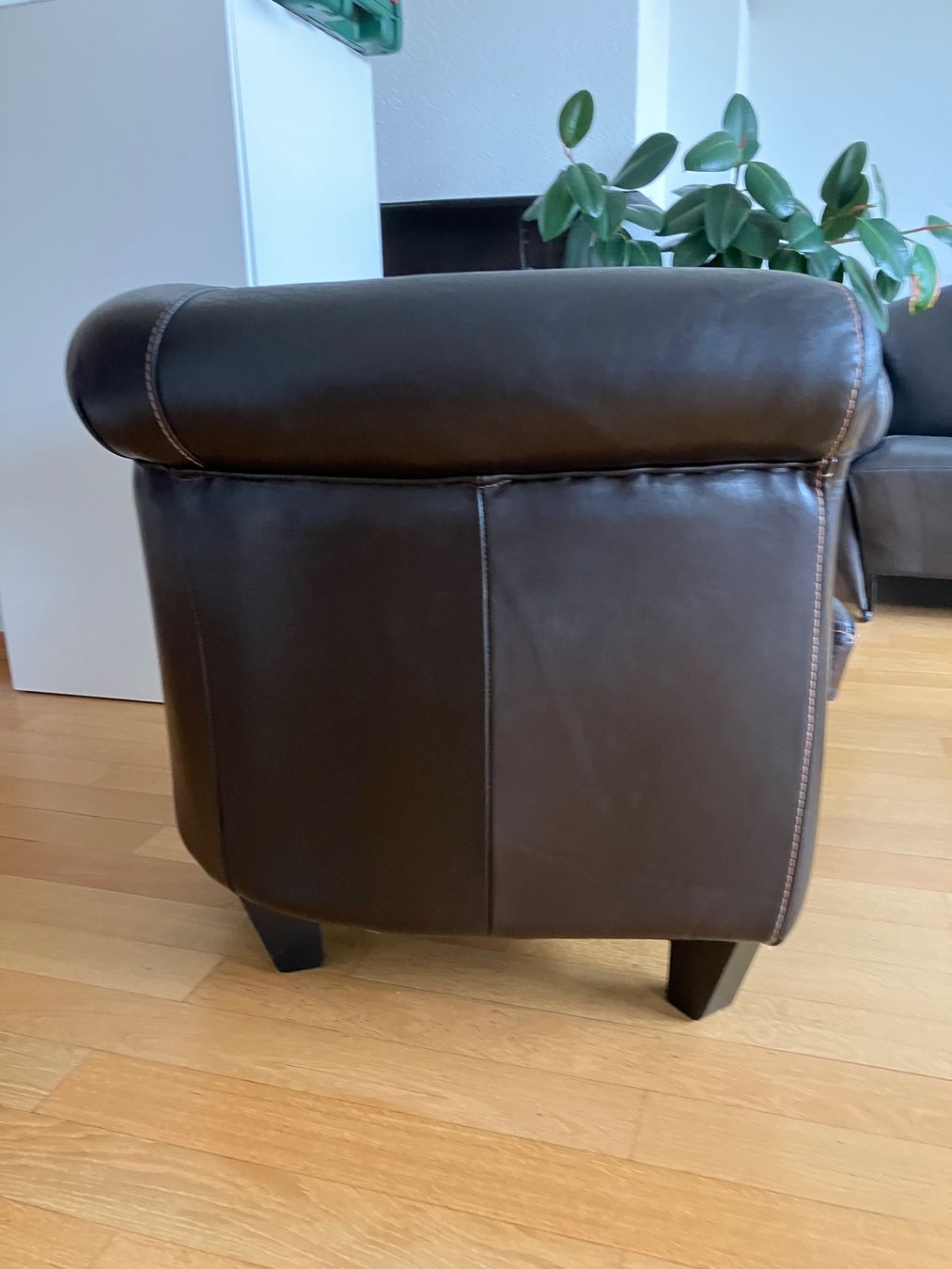 Sessel: Clubsessel, Kunstleder – Gebraucht aus Winterthur von Seepferdchen63 1