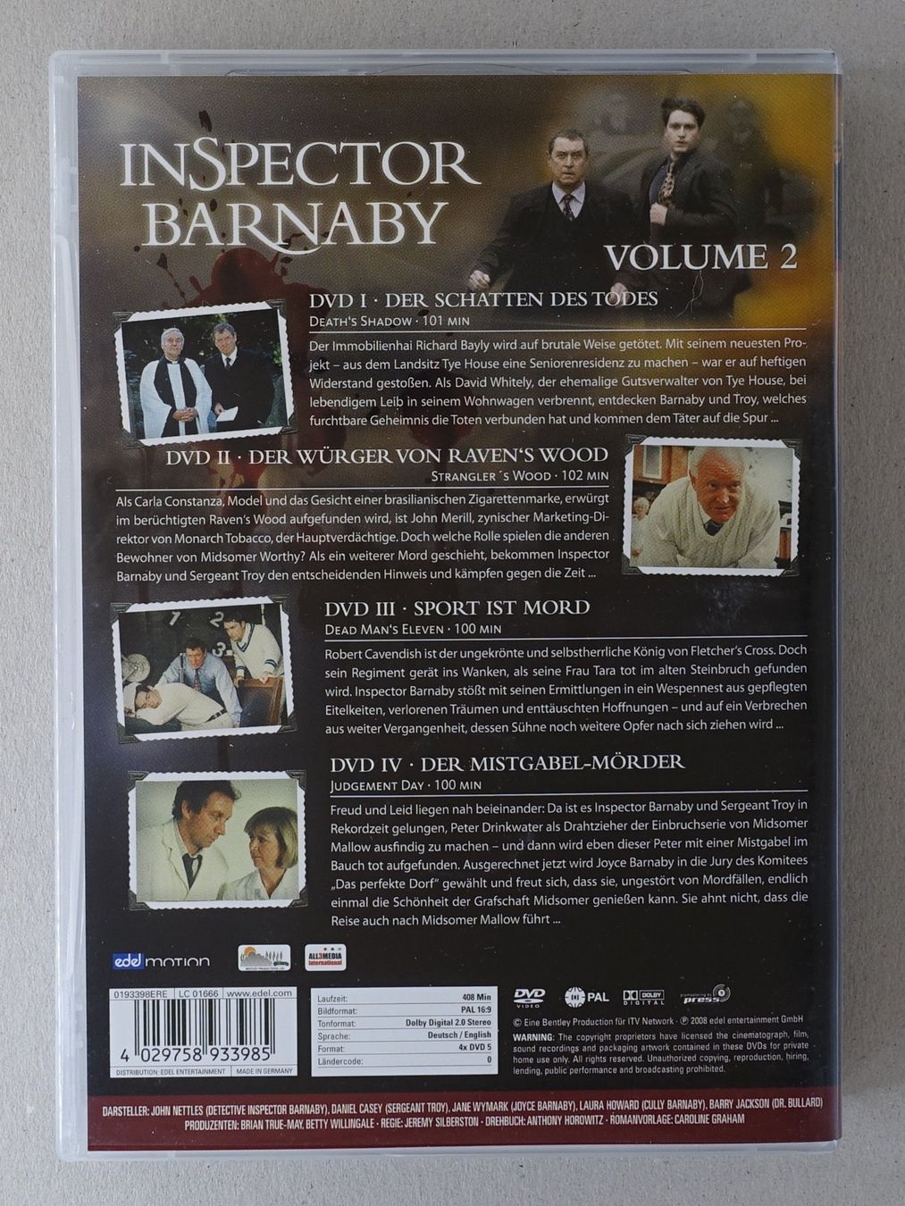 Tutti i DVDs: Inspector Barnaby Vol. 2 (4 DVDs) – Usato da Sessa venduto da fraenklishop 1