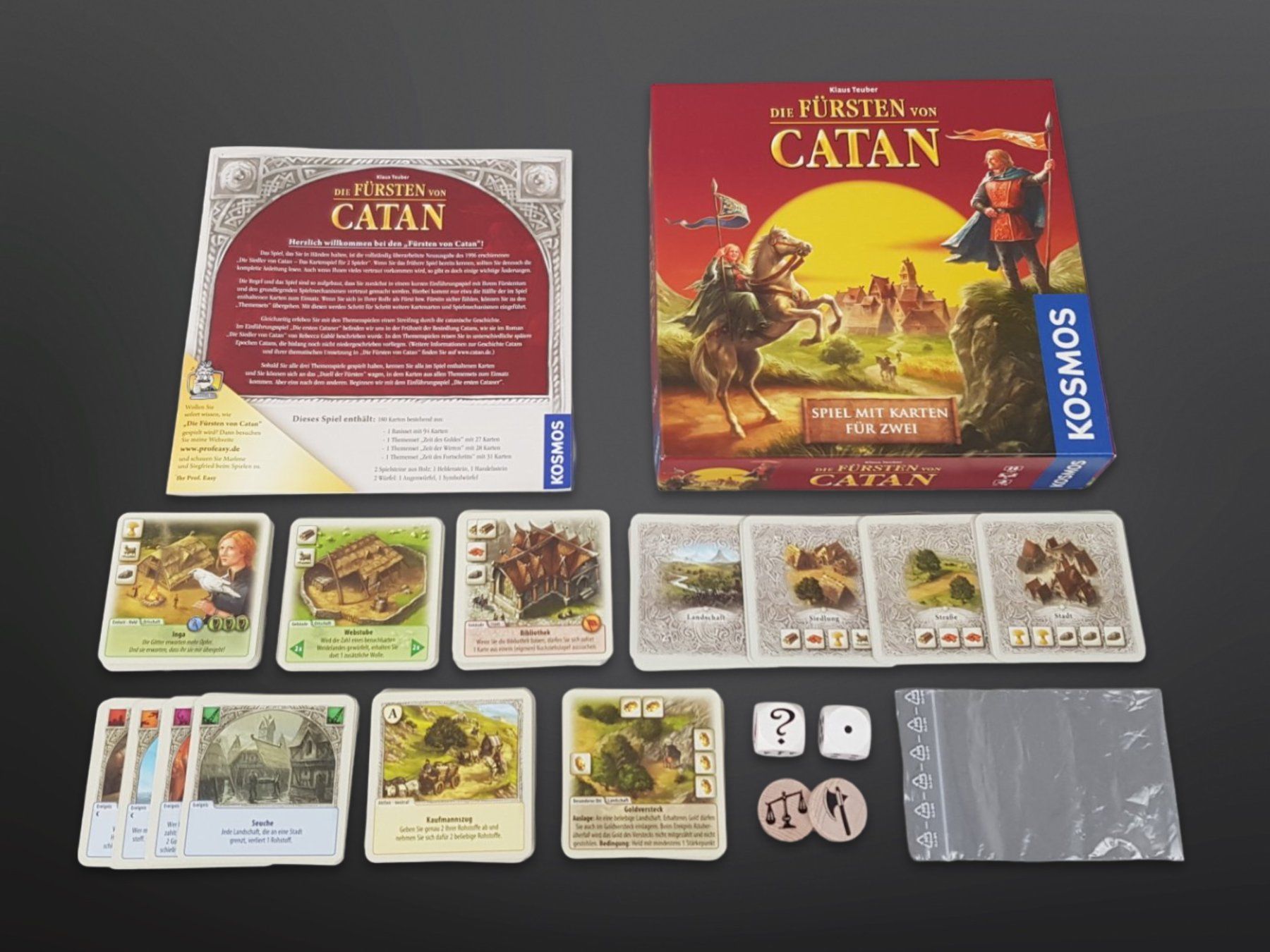 Kosmos Giochi: KOSMOS Die Fürsten von Catan Set – Usato da Suhr venduto da Restwert_Suhr 1
