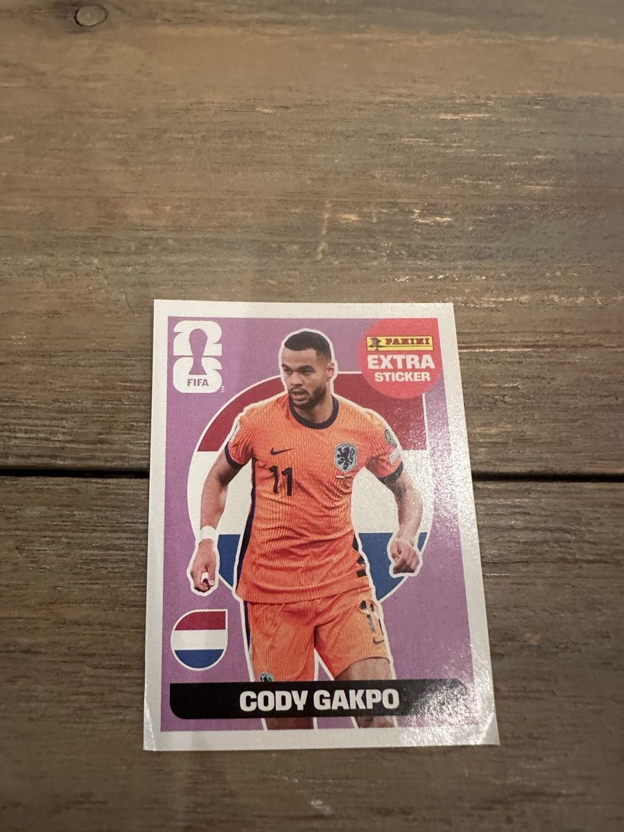 Sticker: Extra Panini Sticker 2026 - Cody Gakpo – Nuovo (secondo la descrizione) da Heiligkreuz (Mels) venduto da wil_8gv5 1